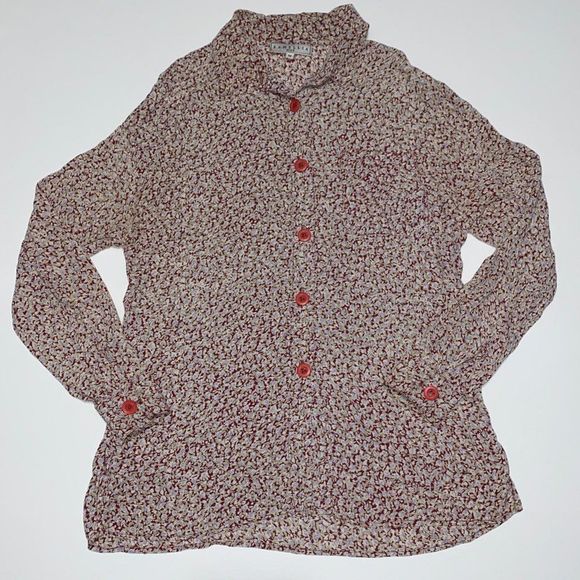 womens Kamellia by P.R floral button up - Picture 1 of 4
